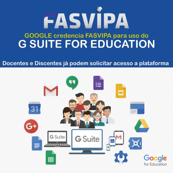 GOOGLE credencia FASVIPA a operar a plataforma G suite for education